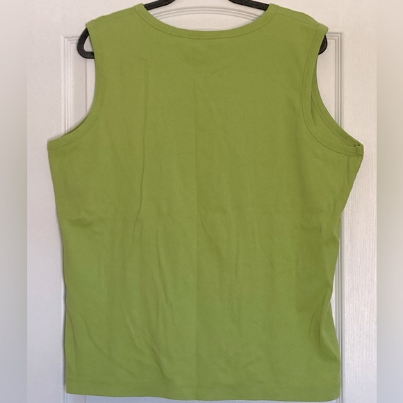 Avocado round neck tank top, size 18-20 (XL) NWT, Land’s End brand - Picture 2 of 6